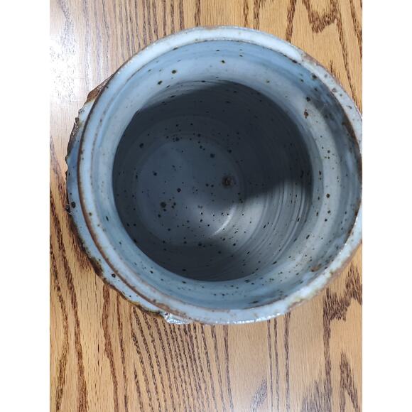 Vintage Beautiful Mid-century Lava glazed Vase - Picture 5 of 7